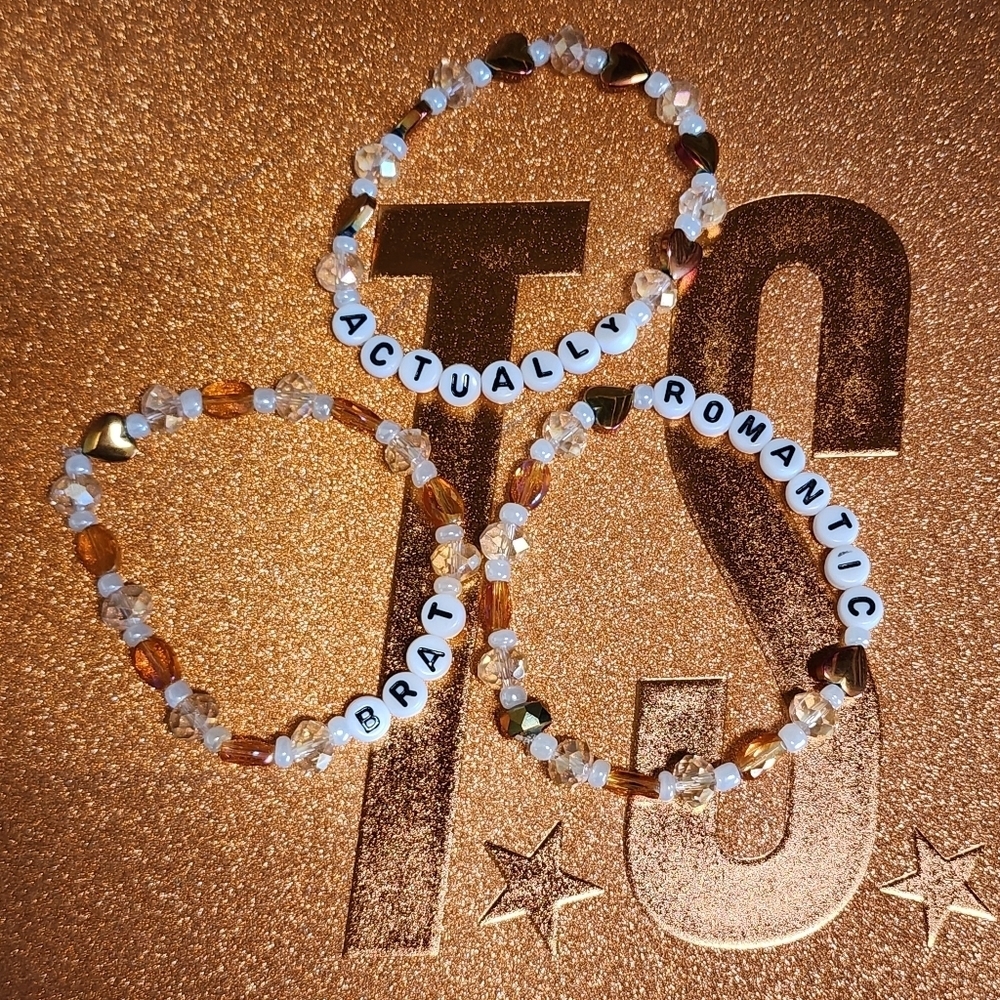 Showgirl Romantic Brat Friendship Bracelets Set Of 3 - Picture 1 of 7